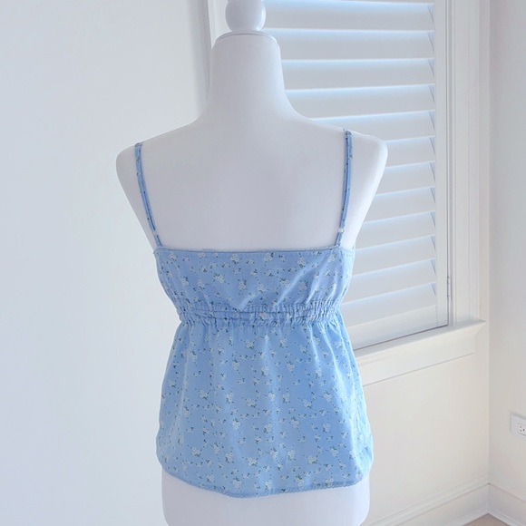 edith floral top brandy melville